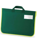 Quadra Enhanced-Viz Book Bag | Bottle Green
