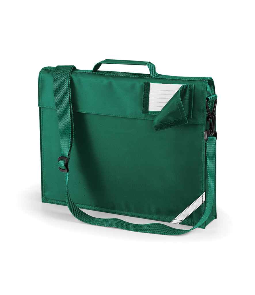 Quadra Junior Book Bag with Strap | Bottle Green