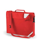 Quadra Junior Book Bag with Strap | Bright Red