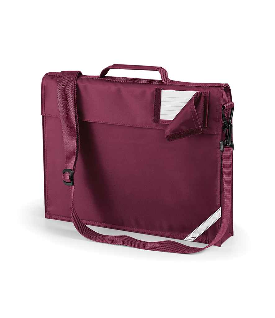 Quadra Junior Book Bag with Strap | Burgundy