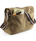 Quadra Vintage Canvas Despatch Bag | Sahara