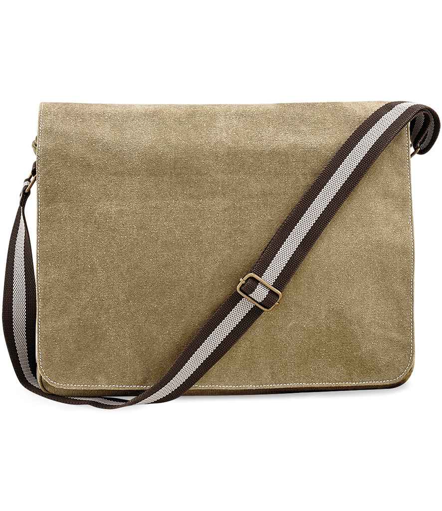 Quadra Vintage Canvas Despatch Bag | Sahara