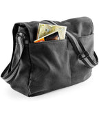 Quadra Vintage Canvas Despatch Bag | Vintage Black