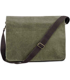 Quadra Vintage Canvas Despatch Bag | Vintage Military Green