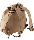 Quadra Vintage Canvas Backpack | Sahara