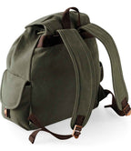 Quadra Vintage Canvas Backpack | Vintage Military Green