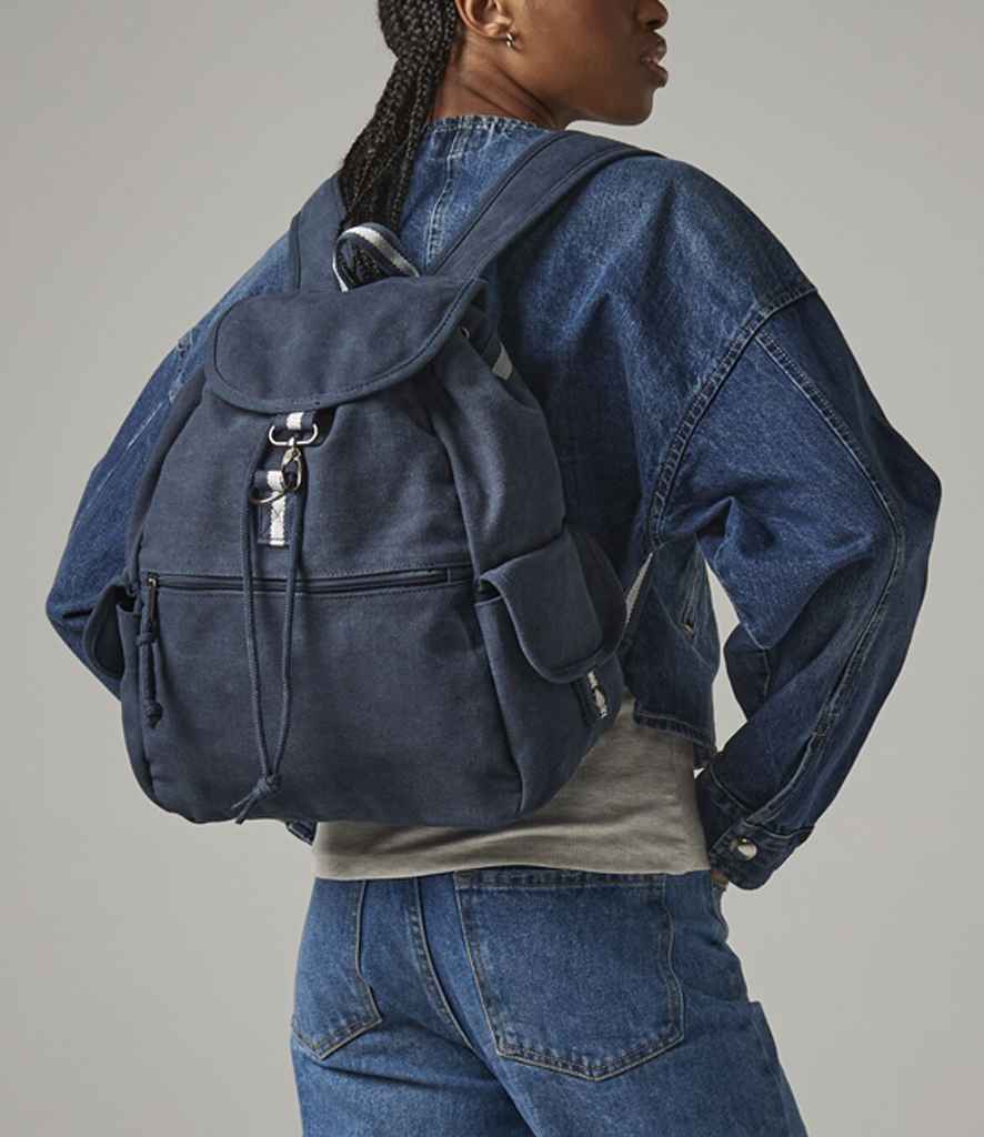 Quadra Vintage Canvas Backpack | Vintage Oxford Navy