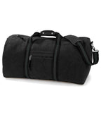 Quadra Vintage Canvas Holdall | Vintage Black