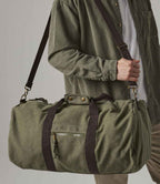 Quadra Vintage Canvas Holdall | Vintage Military Green