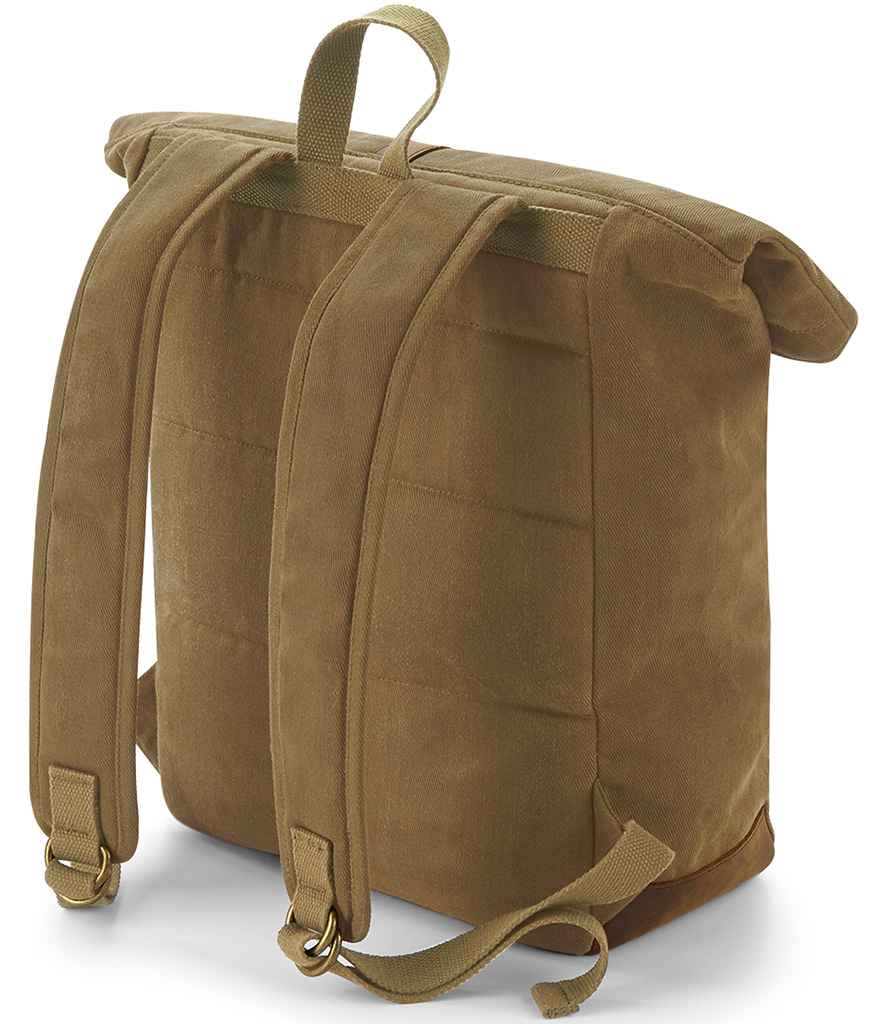 Quadra Heritage Waxed Canvas Backpack | Desert Sand