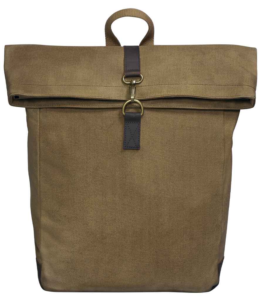 Quadra Heritage Waxed Canvas Backpack | Desert Sand