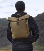Quadra Heritage Waxed Canvas Backpack | Desert Sand