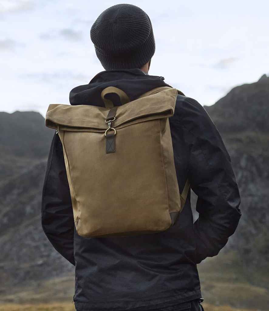 Quadra Heritage Waxed Canvas Backpack | Desert Sand