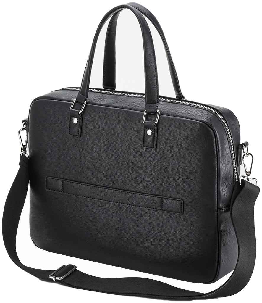Quadra Tailored Luxe Briefcase | Black