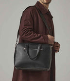 Quadra Tailored Luxe Briefcase | Black