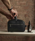 Quadra Tailored Luxe Wash Bag | Black