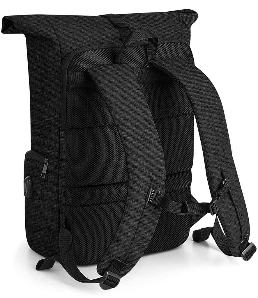 Quadra Q-Tech Charge Roll-Top Backpack | Black