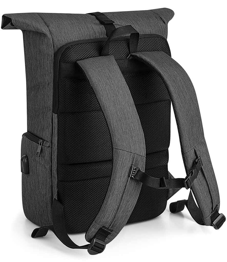 Quadra Q-Tech Charge Roll-Top Backpack | Granite Marl