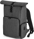 Quadra Q-Tech Charge Roll-Top Backpack | Granite Marl