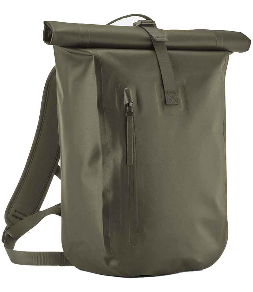Quadra Waterproof Roll-Top Lite Backpack | Covert Green