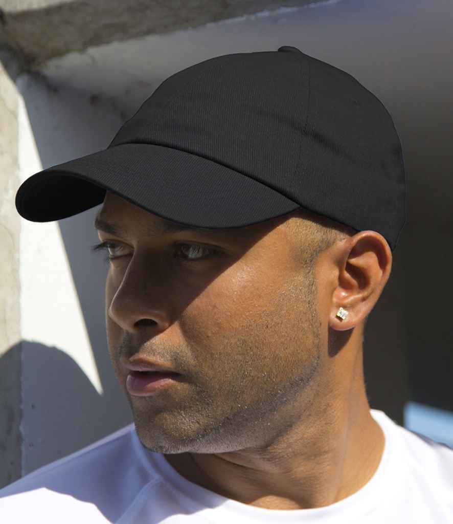 Result Heavy Cotton Drill Pro-Style Cap | Black