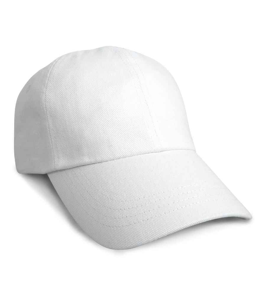 Result Heavy Cotton Drill Pro-Style Cap | White