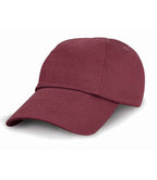 Result Kids Low Profile Cotton Cap | Burgundy