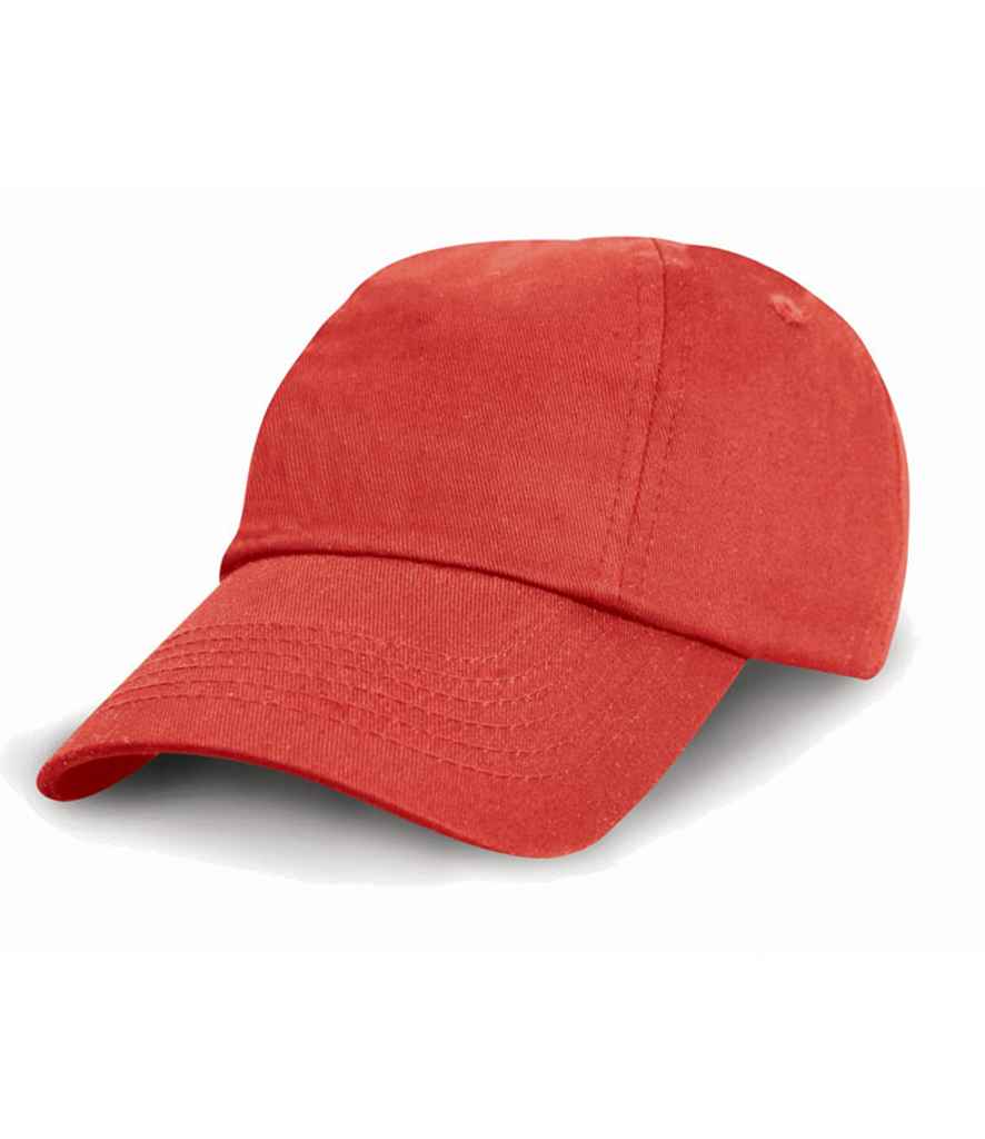 Result Kids Low Profile Cotton Cap | Red