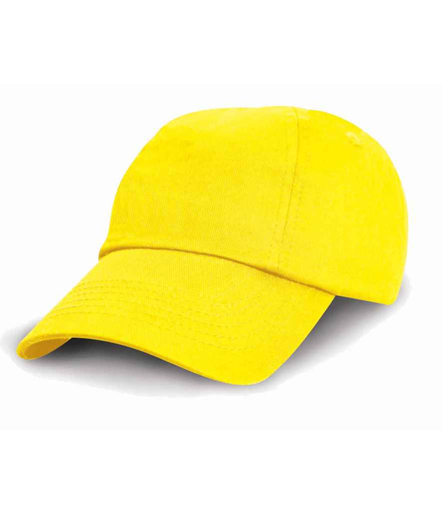 Result Kids Low Profile Cotton Cap | Yellow