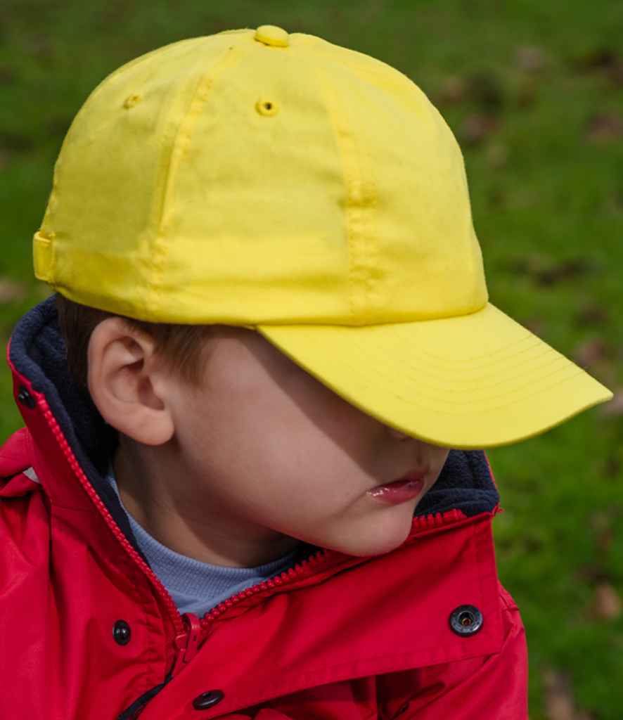 Result Kids Low Profile Cotton Cap | Yellow