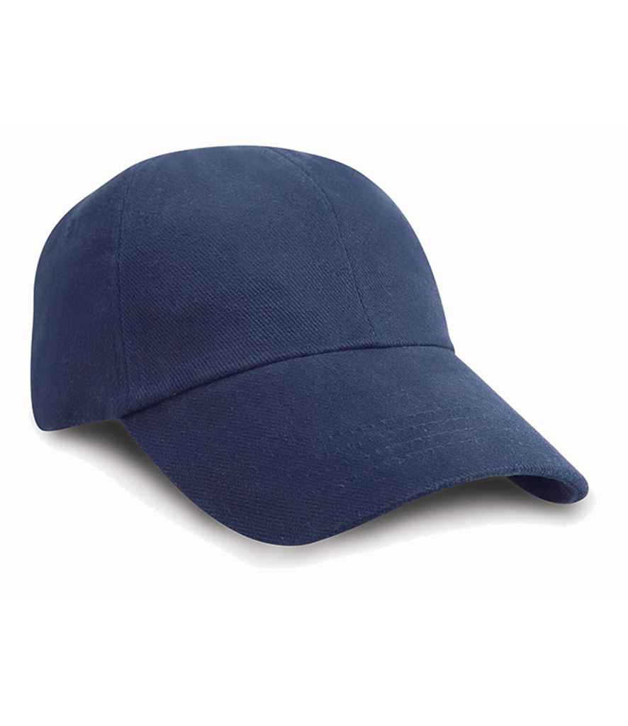 Result Kids Low Profile Heavy Brushed Cotton Cap | Navy