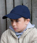 Result Kids Low Profile Heavy Brushed Cotton Cap | Navy