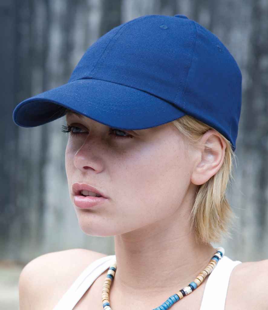 Result Low Profile Heavy Brushed Cotton Cap | Royal Blue