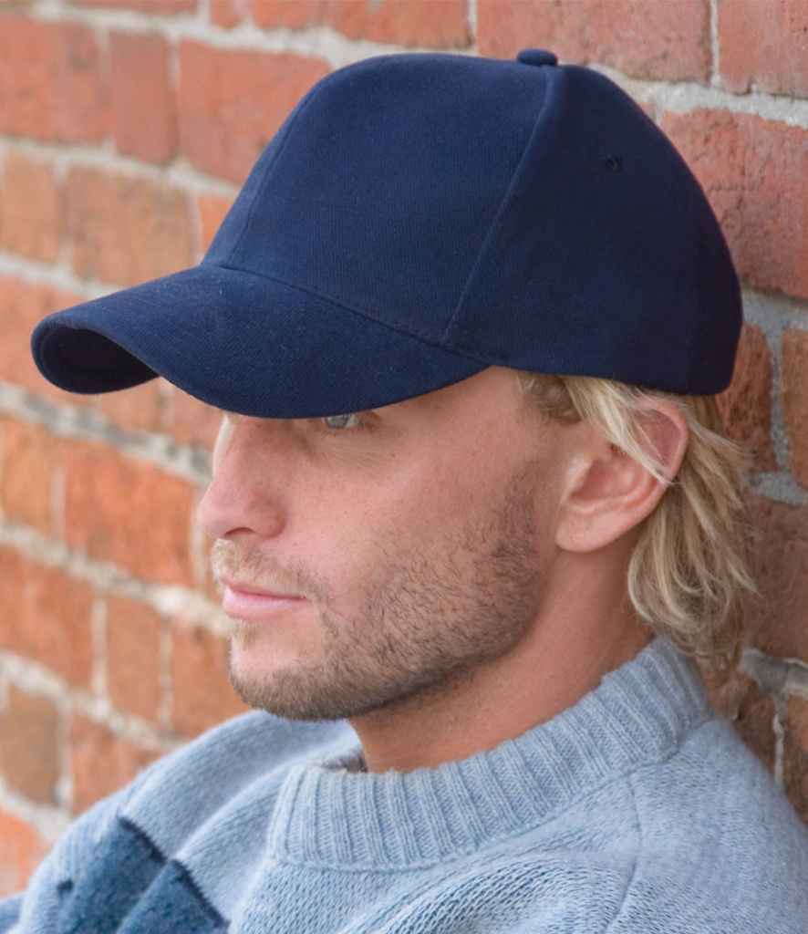 Result Pro-Style Heavy Brushed Cotton Cap | Navy