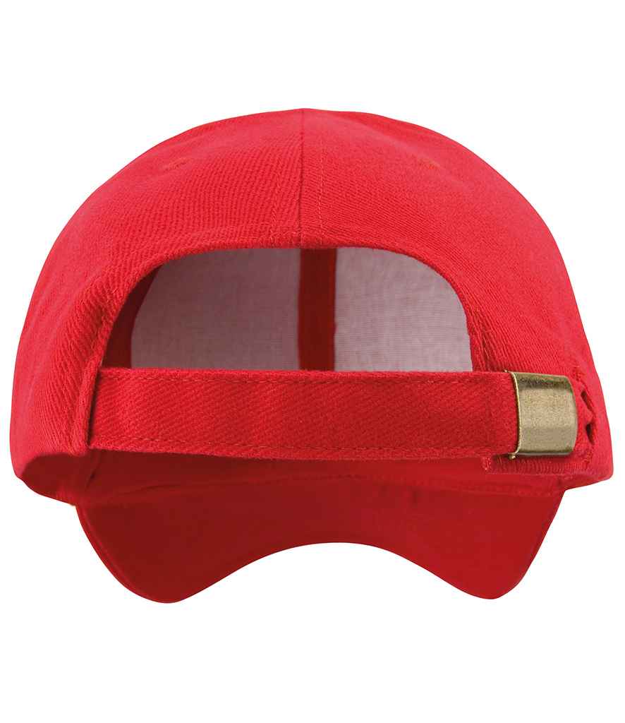 Result Pro-Style Heavy Brushed Cotton Cap | Red