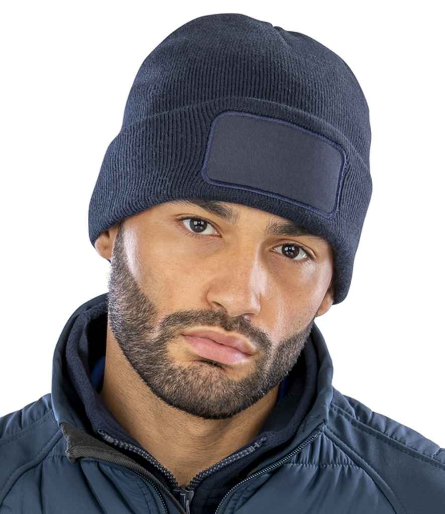 Result Core Double Knit Printers Beanie | Navy