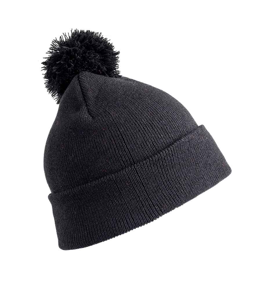 Result Core Kids Pom Pom Beanie | Black