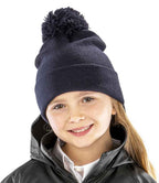 Result Core Kids Pom Pom Beanie | Navy