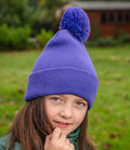 Result Core Kids Pom Pom Beanie | Purple