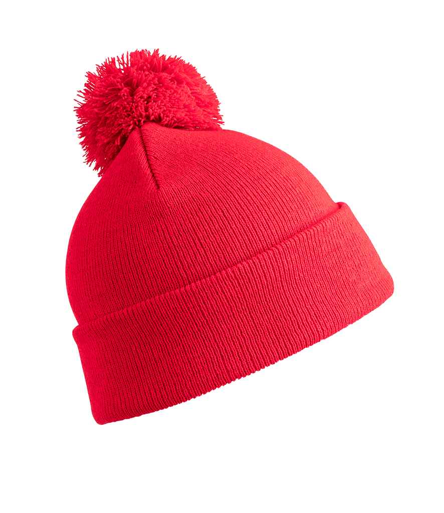 Result Core Kids Pom Pom Beanie | Red