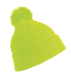 Result Core Pom Pom Beanie | Fluorescent Yellow