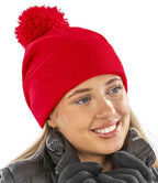 Result Core Pom Pom Beanie | Red