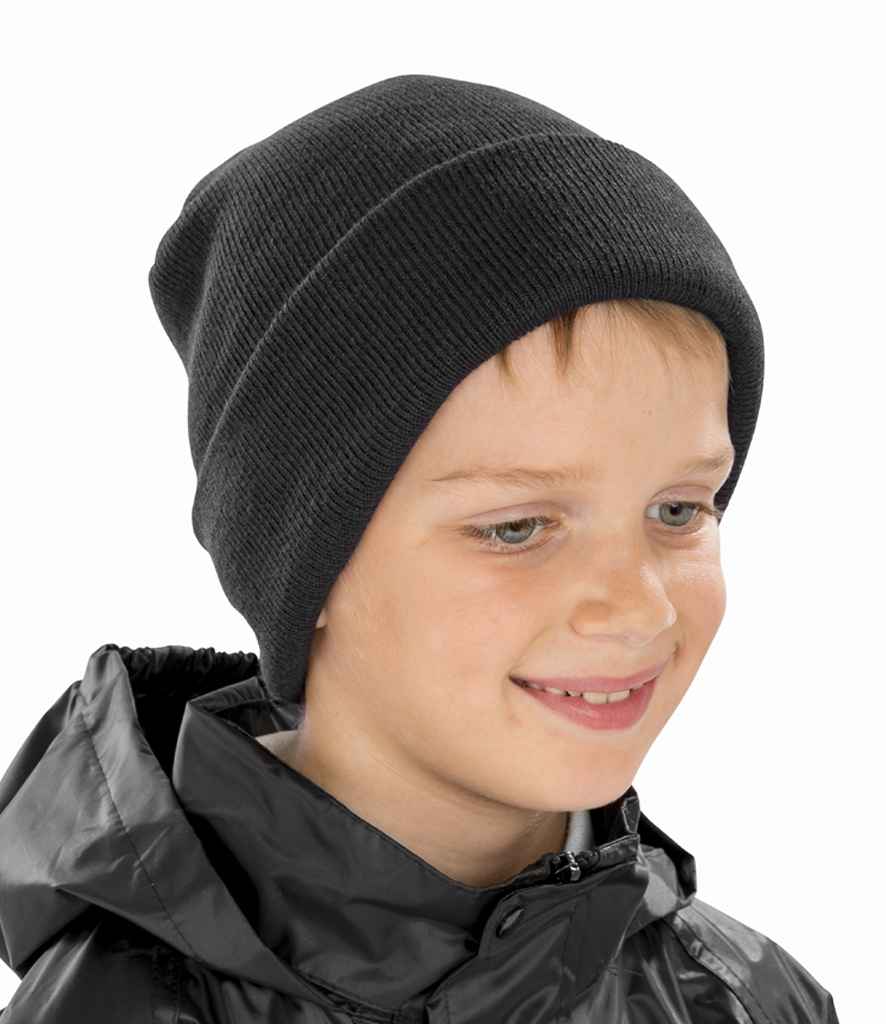 Result Kids Woolly Ski Hat | Black