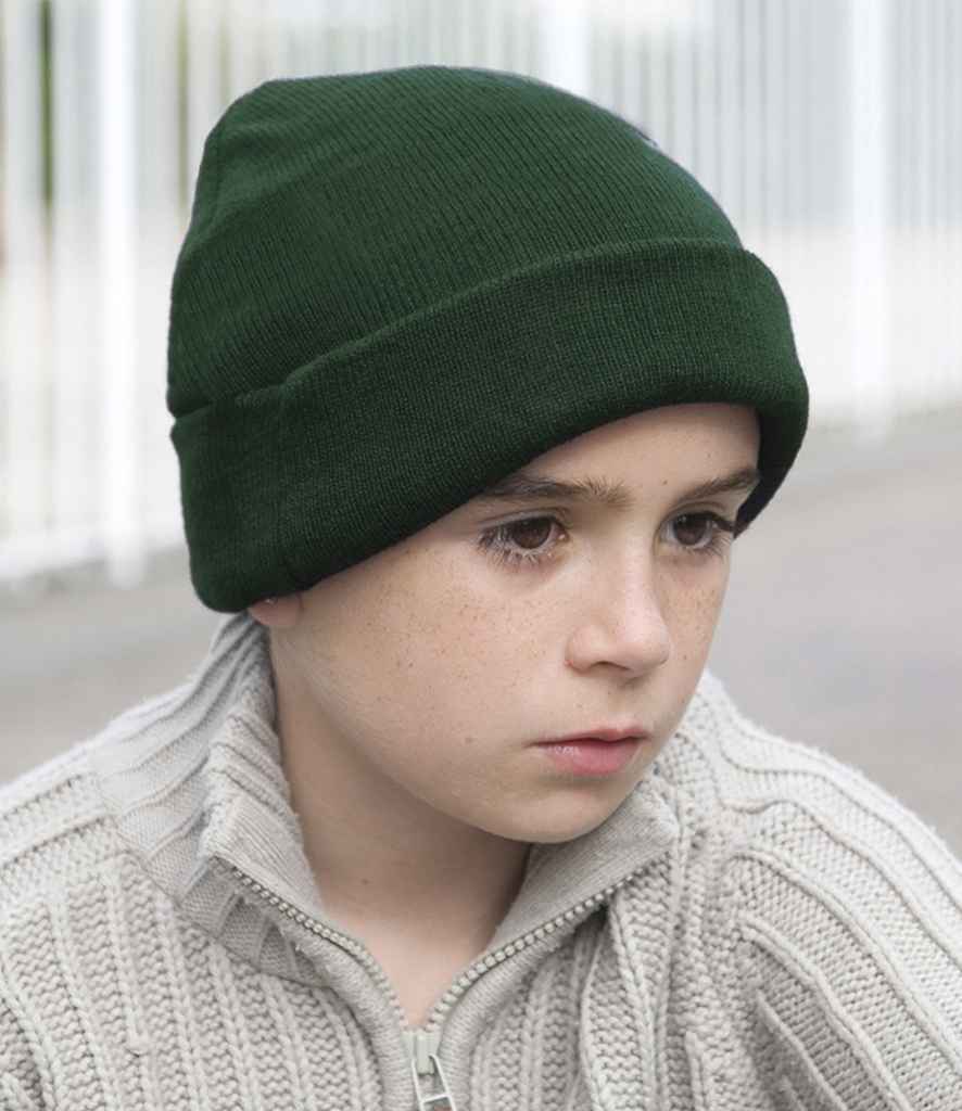 Result Kids Woolly Ski Hat | Bottle Green