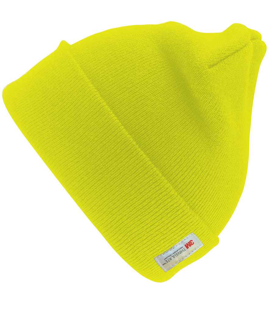 Result Woolly Ski Hat with Thinsulate™ Insulation | Fluorescent Yellow