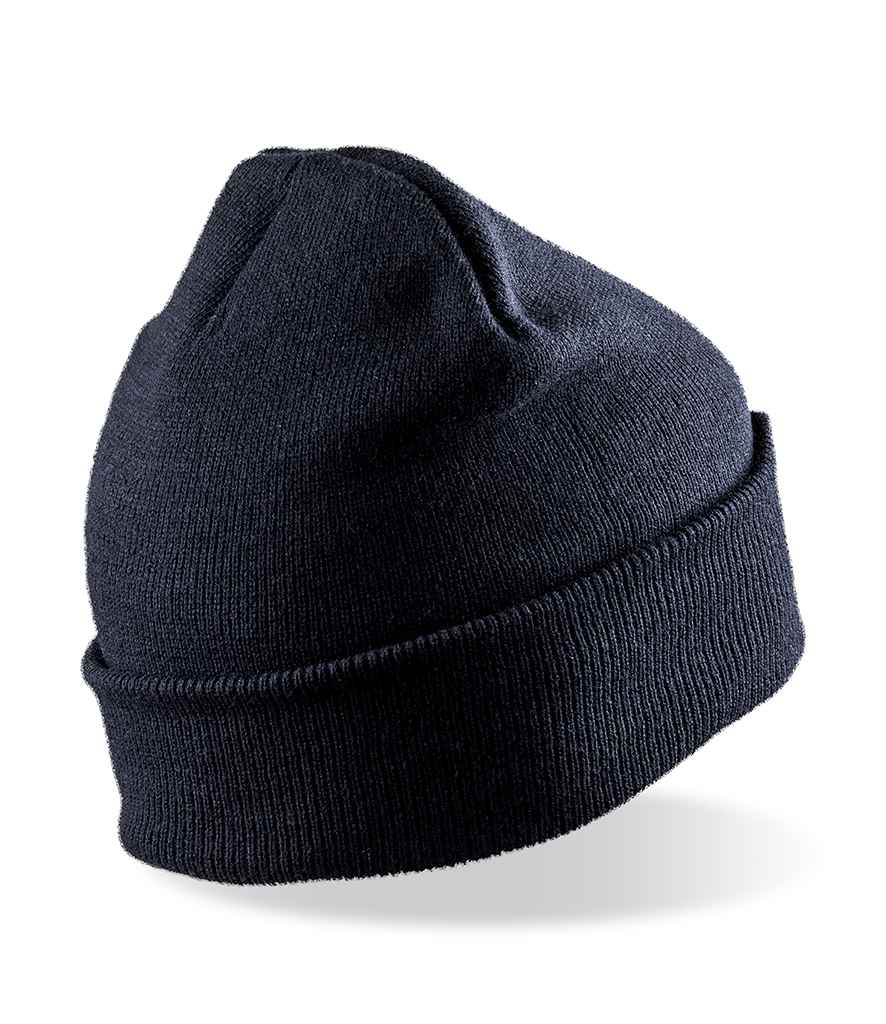 Result Double Knit Thinsulate™ Printers Beanie | Navy