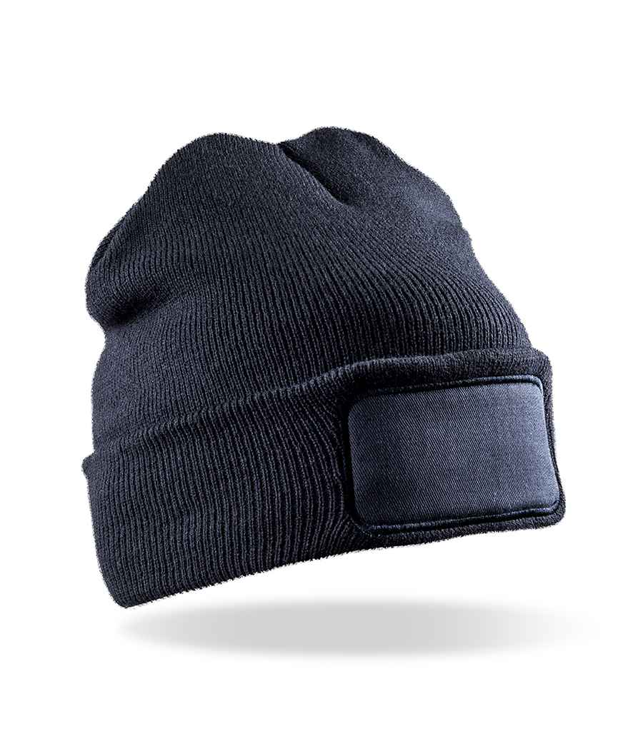 Result Double Knit Thinsulate™ Printers Beanie | Navy