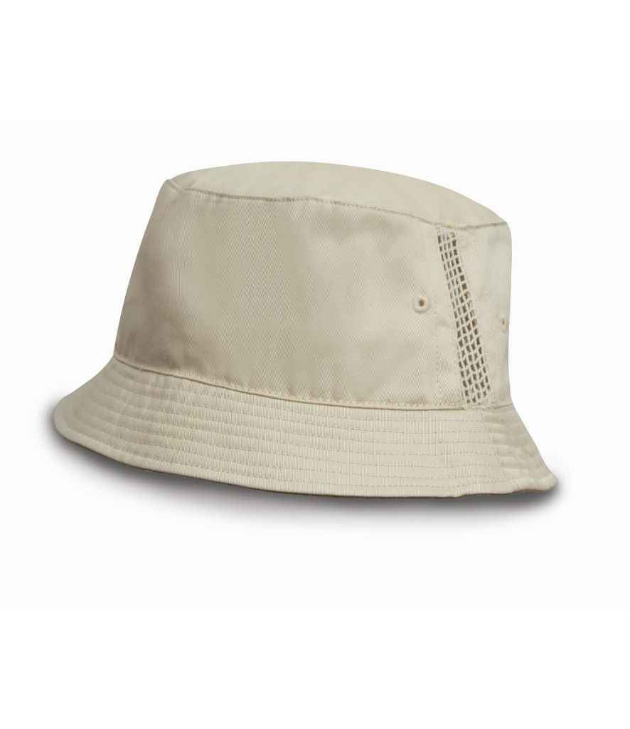 Result Deluxe Washed Cotton Bucket Hat | Natural