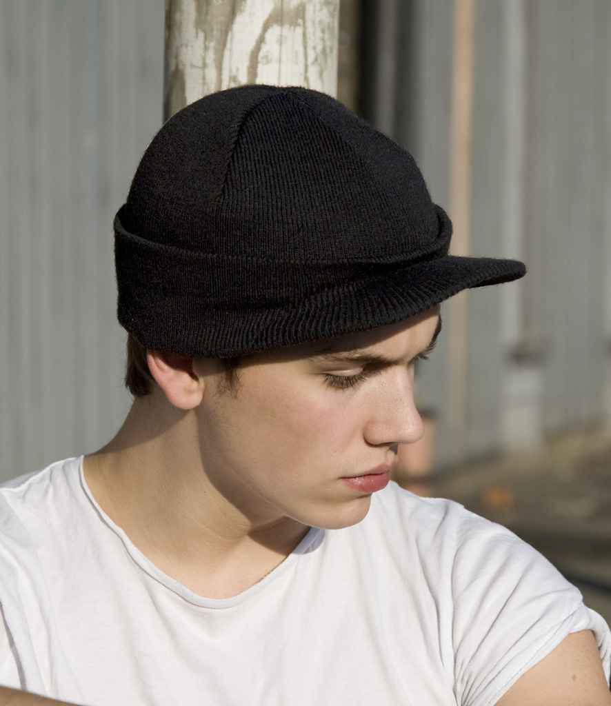 Result Esco Army Knitted Hat | Black