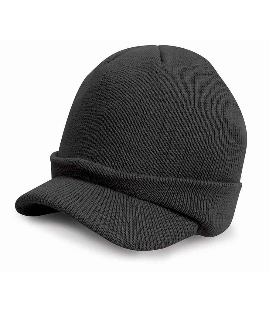Result Esco Army Knitted Hat | Charcoal